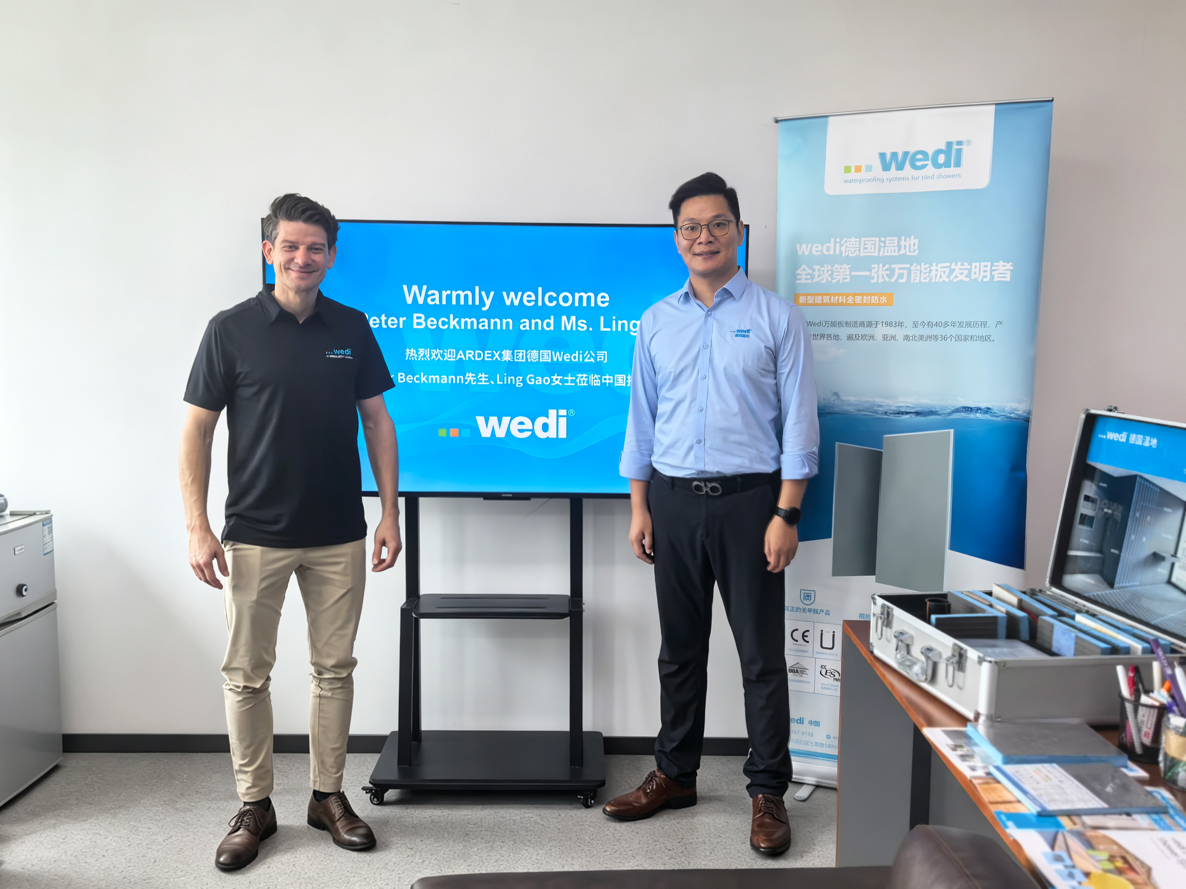 深化国际协同，共拓市场新局｜ARDEX 亚地斯集团德国 Wedi 公司高管莅临上海开展商务交流